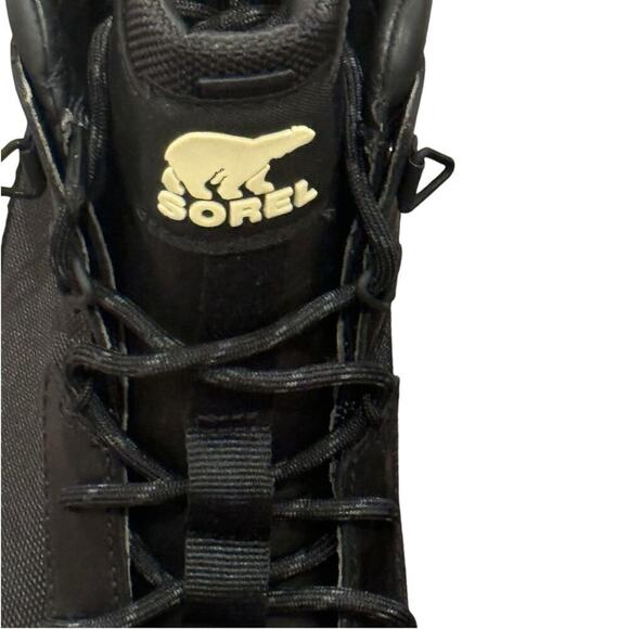 Sorel Brex Heel Lace Up Bootie Waterproof Comfortable Black Size 8.5 NWOB - Picture 6 of 12